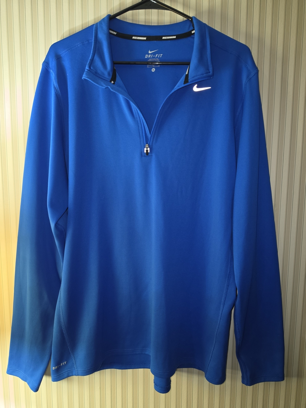 Nike Running Element 1/2 Zip Pullover Jacket Mens XL Royal Blue Dri-Fit